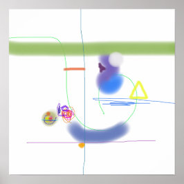 ミニマルオーガニック型枠 ポスター