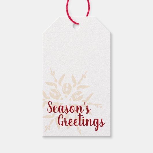 ミニマルオーナメント ギフトタグ (正面)