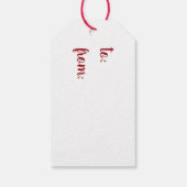 ミニマルオーナメント ギフトタグ (裏面)