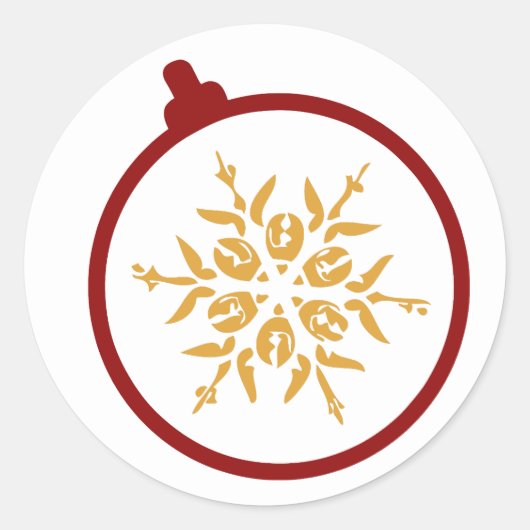 ミニマルオーナメント ラウンドシール (正面)