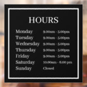 ミニマルオープンニングアワーズ ウィンドウクリング ウィンドウサイン (シート2)