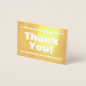 ミニマルカスタマイズ可能「ありがとう！」 カード (正面)