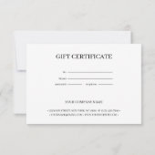 ミニマルカスタマイズ証明書 (裏面)