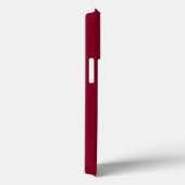 ミニマルカスタムスのモノグラム名burgundy white Case-Mate iPhoneケース (裏面 / 右)