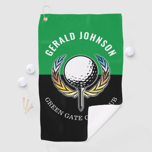 ミニマルカスタムスエレガントゴルフモノグラム ゴルフタオル (インサイチュ)