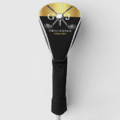 ミニマルカスタムスエレガントゴルフモノグラム ゴルフヘッドカバー (正面)