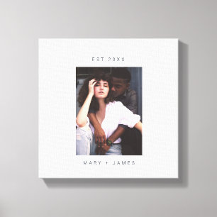 ミニマルカスタムス写真文字 キャンバスプリント