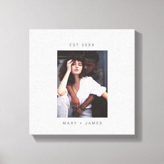 ミニマルカスタムス写真文字 キャンバスプリント (正面)