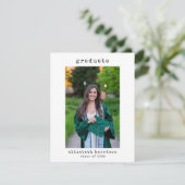 ミニマルカスタムス写真 |卒業発表 招待状 (スタンド正面)