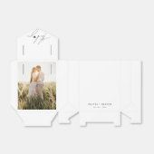 ミニマルカスタムス感謝していの写真結婚 フェイバーボックス (折り畳みなし)