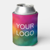 ミニマルカスタムテンプレート事業会社ロゴ 缶クーラー (缶正面)
