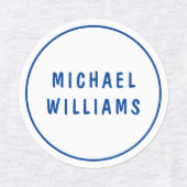 ミニマルカスタムパーソナライズされた名 ラベル (デザイン1)