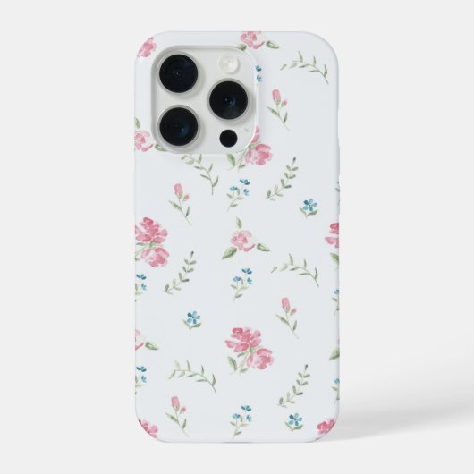 ミニマルカスタムフラワーフォト iPhoneケース (裏面)