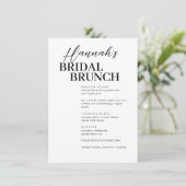 ミニマルカスタムブライダルブランチ メニュー (スタンド正面)