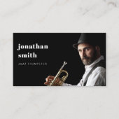 ミニマルカスタムプロフェッショナルミュージシャンモダン 名刺 (正面)