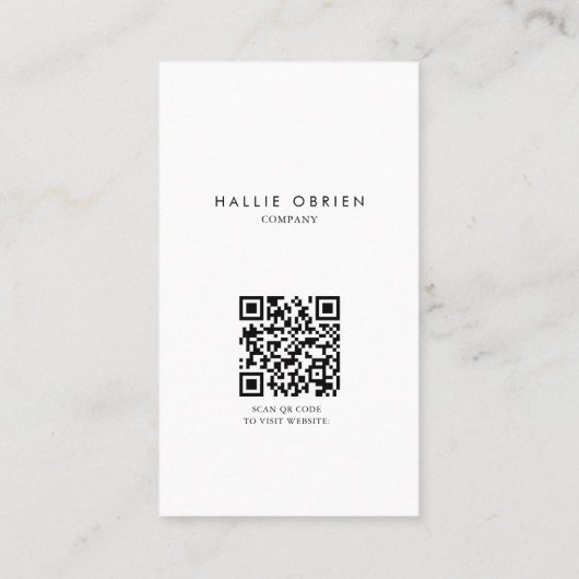 ミニマルカスタムプロフェッショナルライフコーチ 名刺 (裏面)