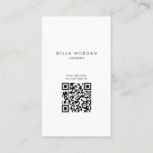 ミニマルカスタムプロフェッショナル教育者 名刺 (裏面)