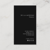 ミニマルカスタムプロフェッショナル教育者 名刺 (正面)