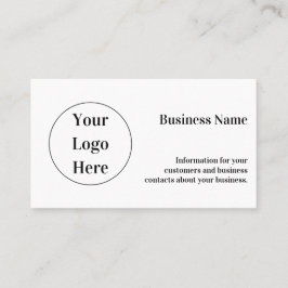 ミニマルカスタムモダン白黒 名刺