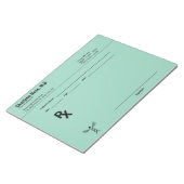 ミニマルカスタムリストの処方箋メモ帳 – グリーンパッド ノートパッド (アングル)