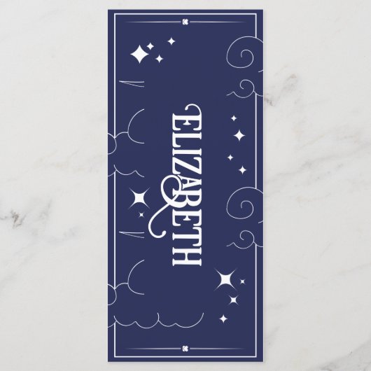 ミニマルカスタムリストブックマーク – 天体コレクション (正面)