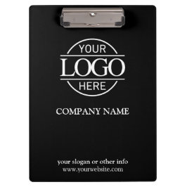 ミニマルカスタムリストブラックカンパニービジネスロゴ クリップボード