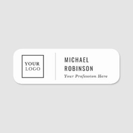 ミニマルカスタムリストロゴ名タイトル 名札