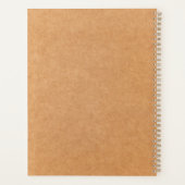 ミニマルカスタムリスト会社ロゴ&役職プランナー プランナー手帳 (裏面)