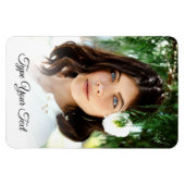 ミニマルカスタムリスト文字冷蔵庫磁石 マグネット (横)