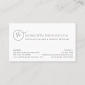 ミニマルカスタムリングや輪素晴らし宝石店 名刺 (正面)