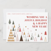 ミニマルカスタム主義の会社ロゴビジネスのクリスマス シーズンカード (正面)