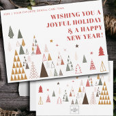 ミニマルカスタム主義の会社ロゴビジネスのクリスマス シーズンカード