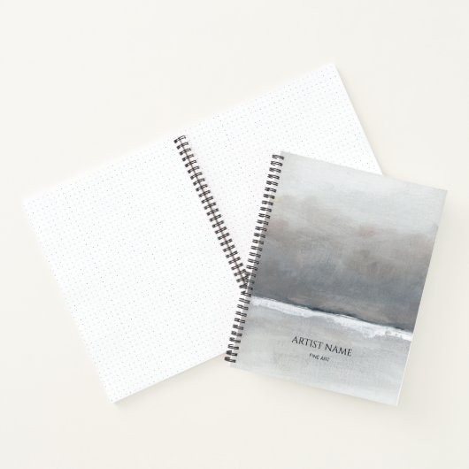 ミニマルカスタム主義アーティストと自分の芸術 ノートブック (内部)