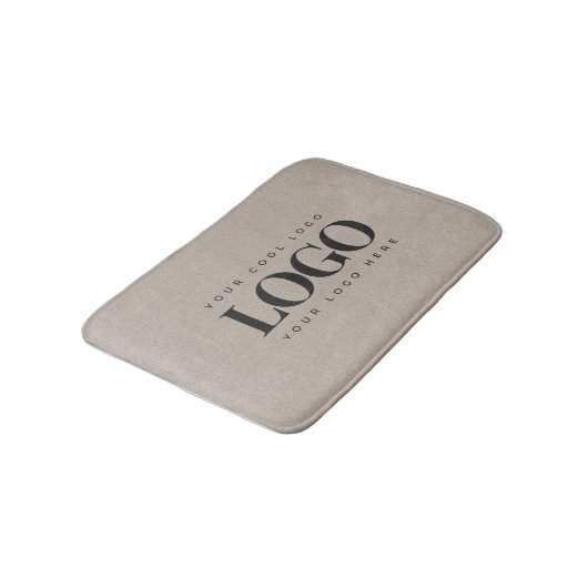 ミニマルカスタム主義ビジネスロゴクラフト自然ルック バスマット (アングル)