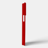 ミニマルカスタム主義モノグラム名さくらんぼ赤クリムゾン Case-Mate iPhoneケース (裏面 / 右)