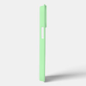 ミニマルカスタム主義モノグラム名シーフオムミントグリーン Case-Mate iPhoneケース (裏面 / 右)