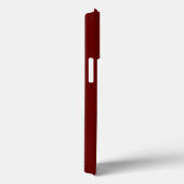 ミニマルカスタム主義モノグラム名マルーンワイン Case-Mate iPhoneケース (裏面 / 右)