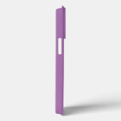 ミニマルカスタム主義モノグラム名ラベンダー薄紫 Case-Mate iPhoneケース (裏面 / 右)