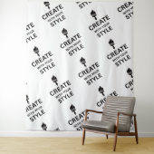 ミニマルカスタム企業ブランディングディスプレイ タペストリー (インサイチュ)