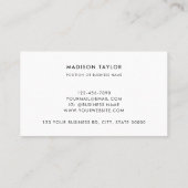 ミニマルカスタム会社ロゴQRコード基本 名刺 (裏面)