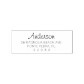 ミニマルカスタム差出人住所04.ゴム印 ラバースタンプ (インプリント)