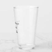 ミニマルカスタム文字またはロゴ タンブラーグラス (左)