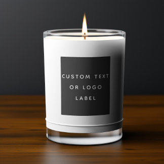 ミニマルカスタム文字またはロゴ フードラベル