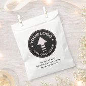 ミニマルカスタム紙袋 フェイバーバッグ (クリップ留めされた状態)