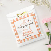 ミニマルカボチャのカスタム フェイバーバッグ (封をした状態)