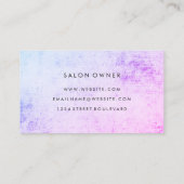 ミニマルカラフルグランジ 名刺 (裏面)