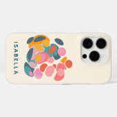 ミニマルカラフルス抽象芸術形パーソナライズされた Case-Mate iPhoneケース (裏面 (横))