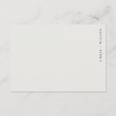 ミニマルカラフルプライドレインボー式レセプション エンクロージャーカード (裏面)