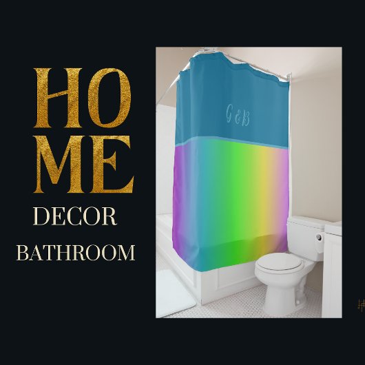 ミニマルカラフルlgbtqゲイプライド月 シャワーカーテン