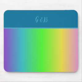 ミニマルカラフルlgbtqゲイプライド月 マウスパッド